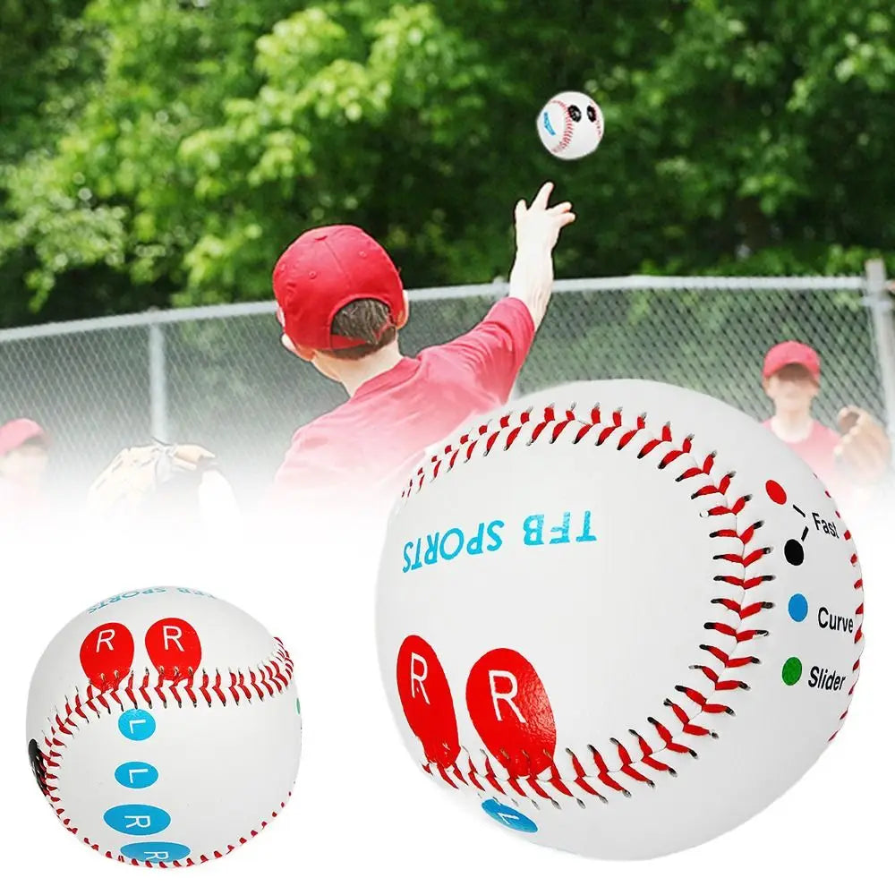 Pitch Training Baseball with Finger Placement Markers Standard Baseball Pitching Trainer Kit Training Aid for Pitching Practice