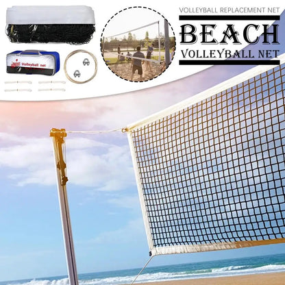 Outdoor Portable PE Polyethylene Bold Knotless Standard Volleyball Mesh Air Volleyball Mesh Beach Volleyball Mesh