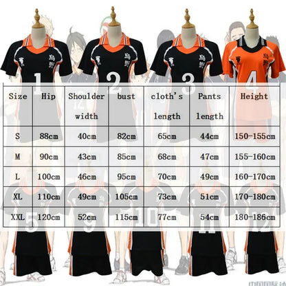 Msby Black Jackals Cosplay Costume Haikyu Volleyball Club Karasuno Nekoma Karasuno High School Sportswear Jersey Uniform