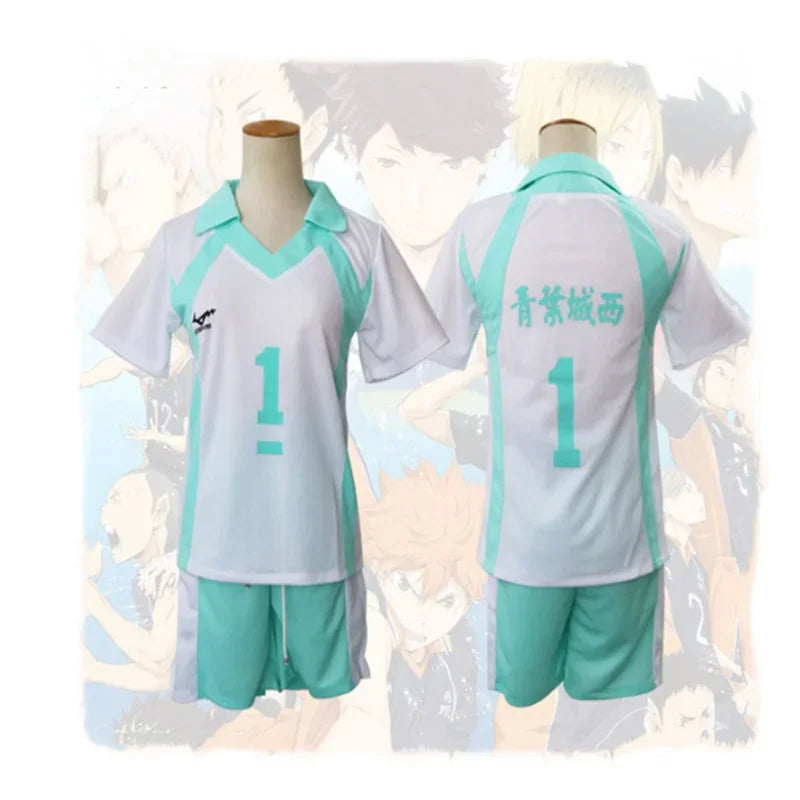 Msby Black Jackals Cosplay Costume Haikyu Volleyball Club Karasuno Nekoma Karasuno High School Sportswear Jersey Uniform