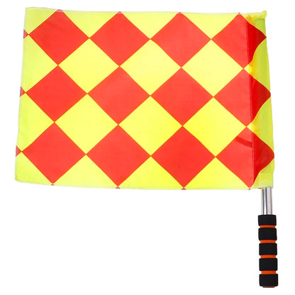 Soccer Referee Flags Professional Fair Play Football Linesman Flags With Bag