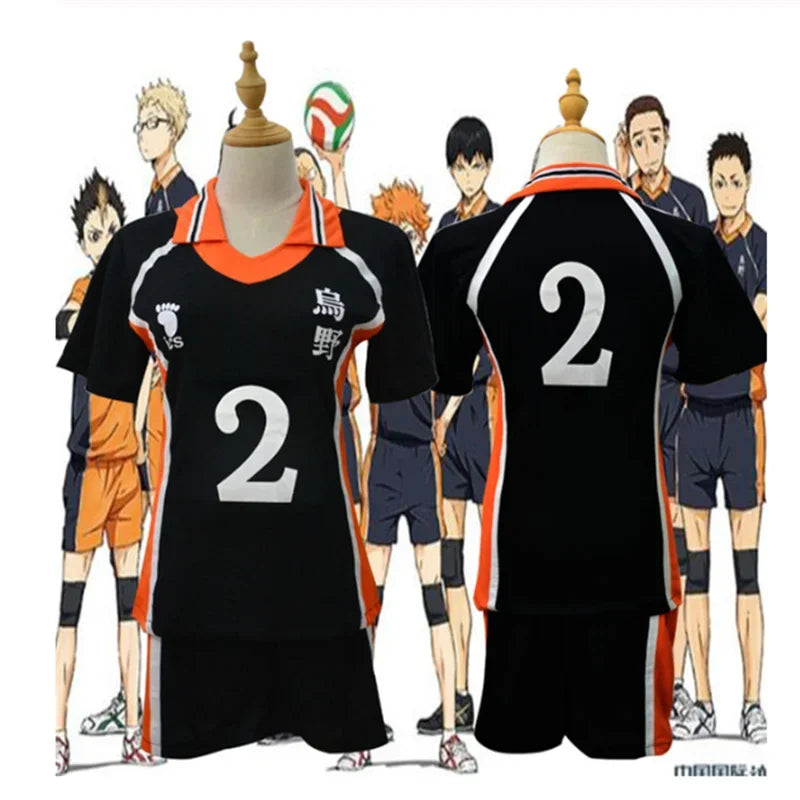 Msby Black Jackals Cosplay Costume Haikyu Volleyball Club Karasuno Nekoma Karasuno High School Sportswear Jersey Uniform