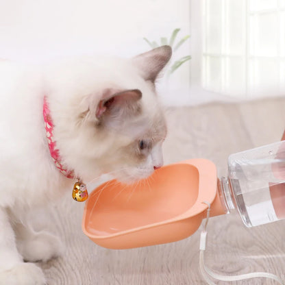 Dog Travel Water Bottle Portable Pet Dog Water Bottle Drinking Water Feeder for Dog Cat Outdoor Water Bowl Bottle Pet Supplies