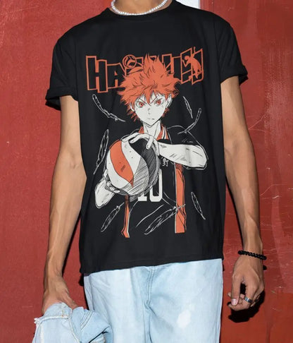 Hinata Shoyo Manga Strip Haikyuu Haikyu Anime Unisex Tshirt T-Shirt Tee ALL SIZE