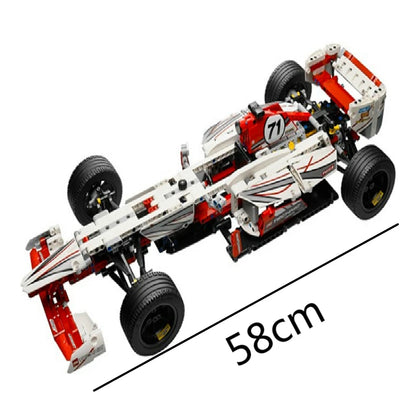 1219pcs F1 FORMULA Racing Super Car Technical 2 Models Building Blocks Brick Toys For Children 42000