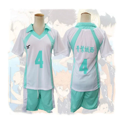 Msby Black Jackals Cosplay Costume Haikyu Volleyball Club Karasuno Nekoma Karasuno High School Sportswear Jersey Uniform