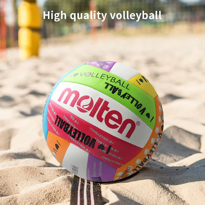 Newest Molten Volleyball Standard Size 5 PU Material Soft Touch High Quality Indoor Outdoor Sports Competition Training Balls
