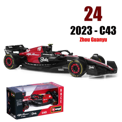 Bburago 1:43 Alpine F1 Team A523 2023 #10 Pierre Gasly #31 Esteban Ocon Alloy Car Die Cast Model Toy Collectible competition