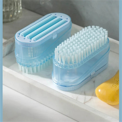 Multifunctional Soap Box Bathroom Roller Brush Type Soap Dish Holder Laundry Soap Drain Box Non-slip Foam Bubbler For Washing