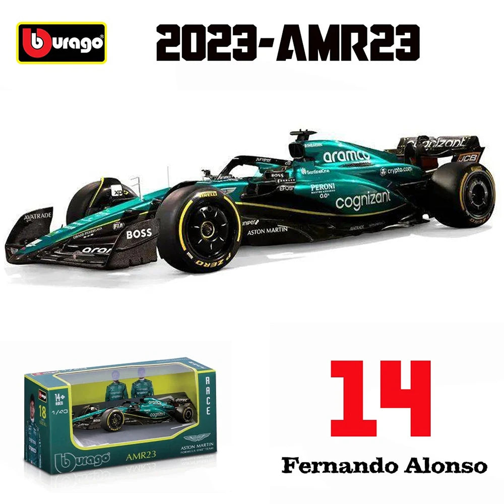 Bburago 1:43 Alpine F1 Team A523 2023 #10 Pierre Gasly #31 Esteban Ocon Alloy Car Die Cast Model Toy Collectible competition