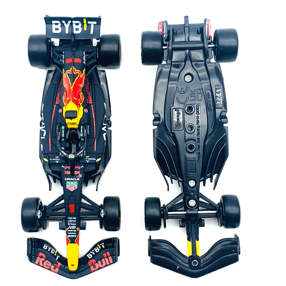 Bburago 1/43 2022 2023 F1 Red Bull RB18 Ferrari F1-75 Mercedes AMG W14 Racing Cars Toys  Alloy Vehicle Diecast Cars Model