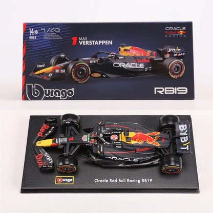 Burago 1:43 Red Bull Racing RB19 2023 NO.1 &11 Alloy Luxury Vehicle Diecast Cars Model Toy Collection Gift