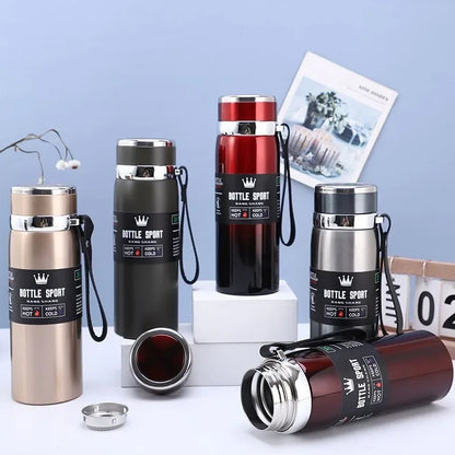 1L Thermal Water Bottle Keep Cold and Hot Water Bottle Thermos for Water Tea Coffee Vacuum Flasks Stainless Steel Thermos Bottle