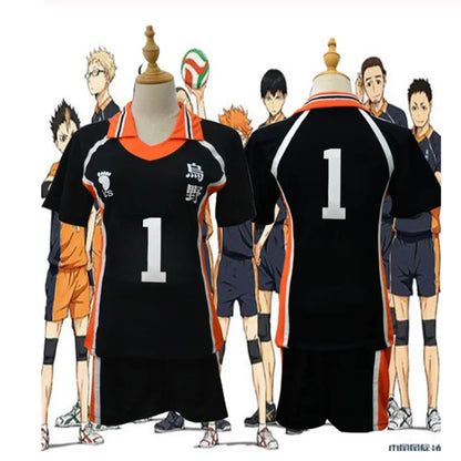Msby Black Jackals Cosplay Costume Haikyu Volleyball Club Karasuno Nekoma Karasuno High School Sportswear Jersey Uniform