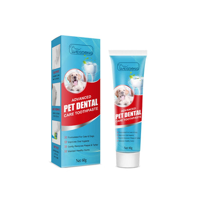 ZK20 Pet toothpaste, dog bad breath, tartar cleaning, cat oral care, can be eaten fresh toothpaste