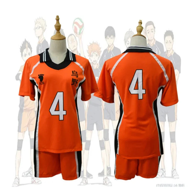 Msby Black Jackals Cosplay Costume Haikyu Volleyball Club Karasuno Nekoma Karasuno High School Sportswear Jersey Uniform