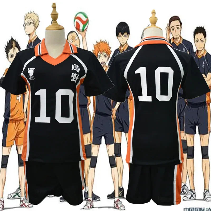 Msby Black Jackals Cosplay Costume Haikyu Volleyball Club Karasuno Nekoma Karasuno High School Sportswear Jersey Uniform