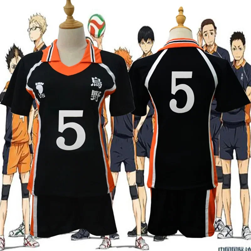 Msby Black Jackals Cosplay Costume Haikyu Volleyball Club Karasuno Nekoma Karasuno High School Sportswear Jersey Uniform