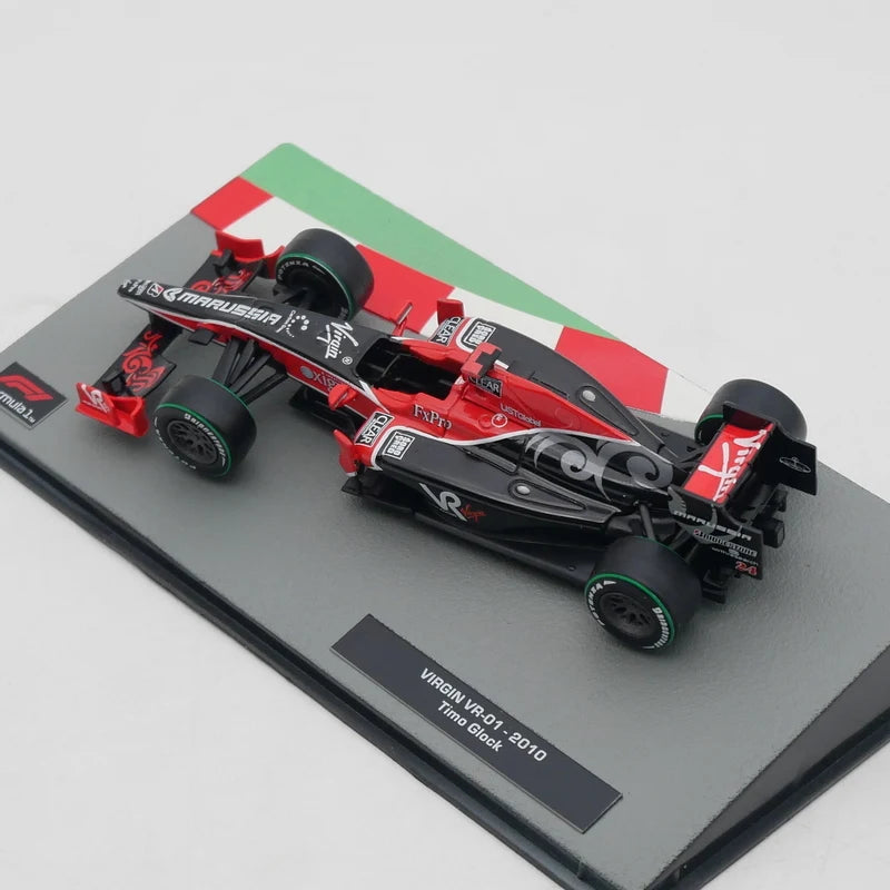 Ixo 1:43 VR-01 2010 Timo Glock Racing Diecast Car Model Metal Toy Vehicle