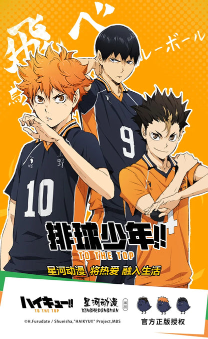 Haikyuu!! Unisex Aoba Johsai Karasuno High School Shoyo Hinata Official Authorization Fashion Flat Casual Canvas Shoes