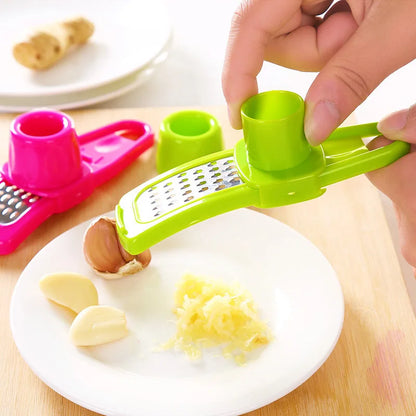 1PC Garlic Crusher Multi Functional Manual Ginger Garlic Grinding Grater Cutter Utensils Garlic Peeler Kitchen Accessories Tools