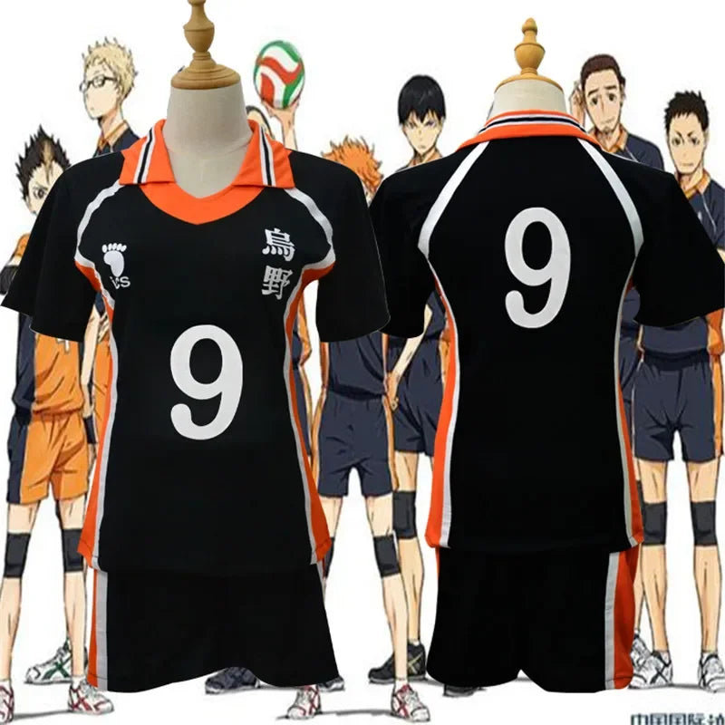 Msby Black Jackals Cosplay Costume Haikyu Volleyball Club Karasuno Nekoma Karasuno High School Sportswear Jersey Uniform