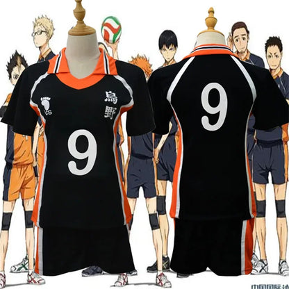 Msby Black Jackals Cosplay Costume Haikyu Volleyball Club Karasuno Nekoma Karasuno High School Sportswear Jersey Uniform