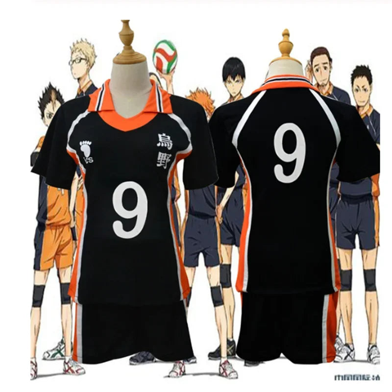 Msby Black Jackals Cosplay Costume Haikyu Volleyball Club Karasuno Nekoma Karasuno High School Sportswear Jersey Uniform