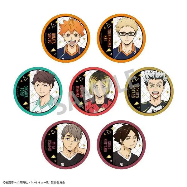 Japan Kamio Japan Goods Haikyu Trading Hot Stamping Metal Badges Ab