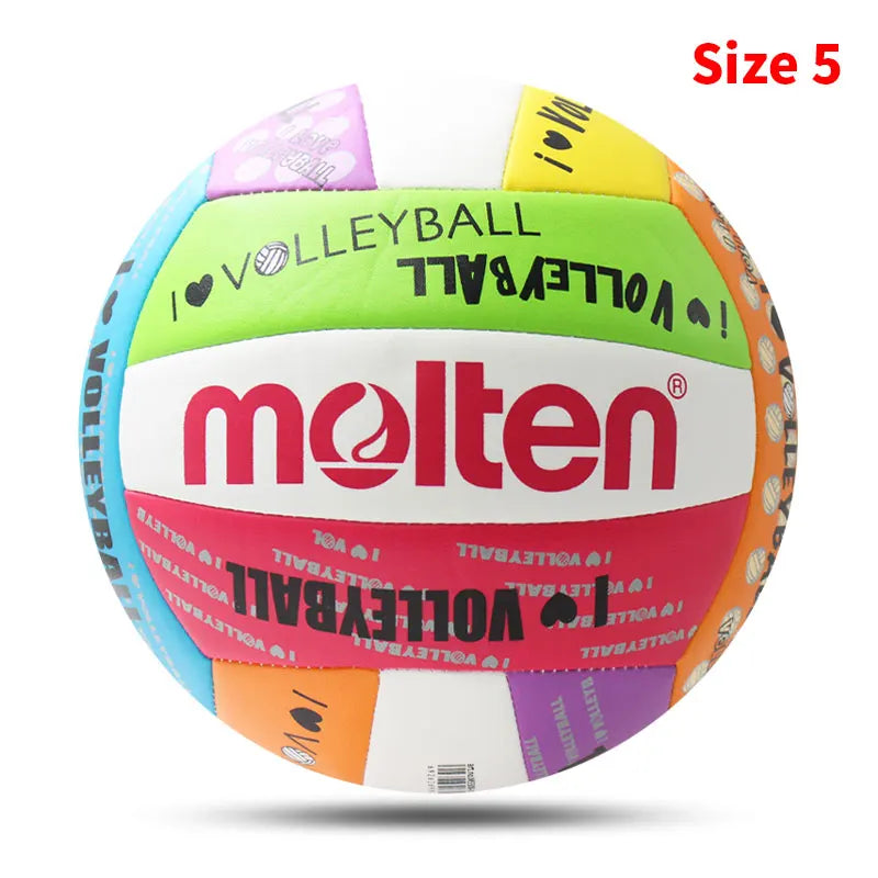 Newest Molten Volleyball Standard Size 5 PU Material Soft Touch High Quality Indoor Outdoor Sports Competition Training Balls