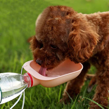 Dog Travel Water Bottle Portable Pet Dog Water Bottle Drinking Water Feeder for Dog Cat Outdoor Water Bowl Bottle Pet Supplies