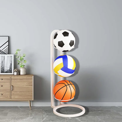 Three Layers Lndoor Basketball Storage Rack Put Ball Football Storage Basket Placed Rack Kindergarten Volleyball Stand Holder